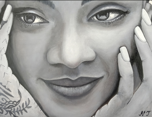 Painting for sale online - Rihanna