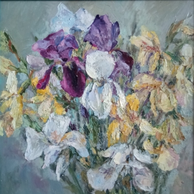 Painting for sale online - Irises