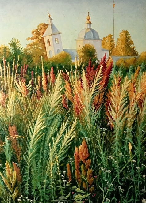 Painting for sale online - Village church