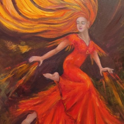 Painting for sale online - Fiery Flamenco