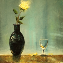 Painting for sale online - Yellow rose
