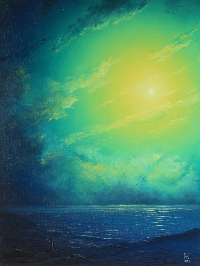 Painting for sale online - Lonely bird