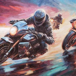 Painting for sale online - Drive and speed