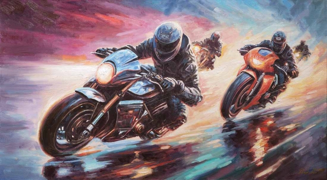 Painting for sale online - Drive and speed