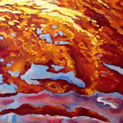 Painting for sale online - Red water