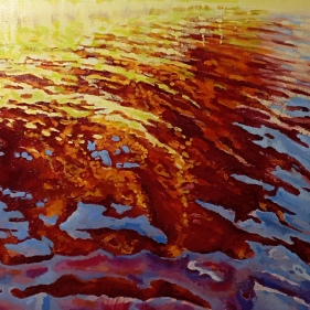 Painting for sale online - Red water