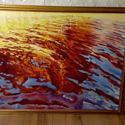 Painting for sale online - Красная вода 