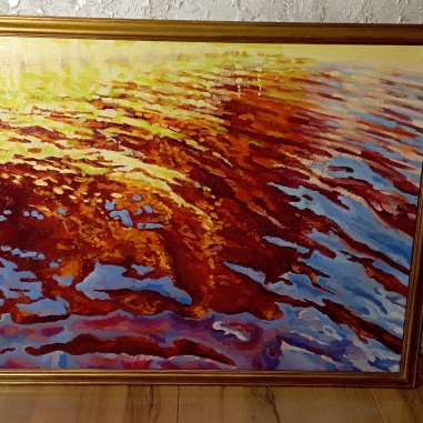 Painting for sale online - Красная вода 