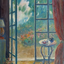 Painting for sale online - Garden view