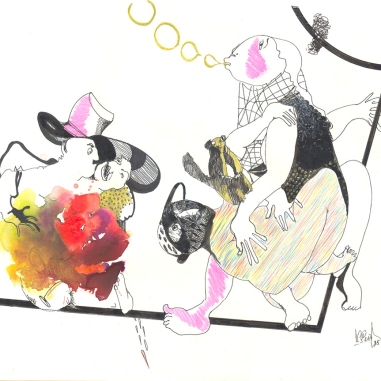 Painting for sale online - Bubbles