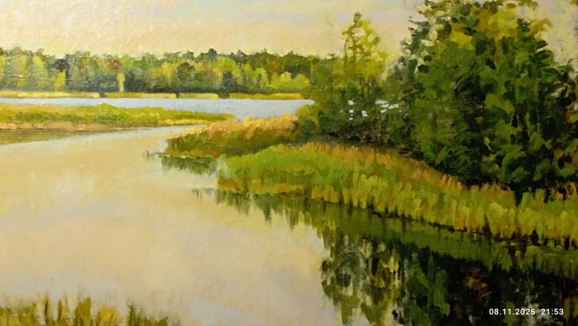 Painting for sale online - Озеро Свято, заливчик 