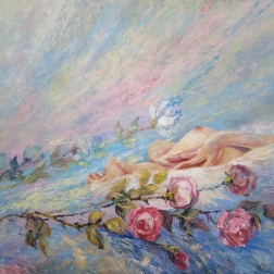 Painting for sale online - Pink morning