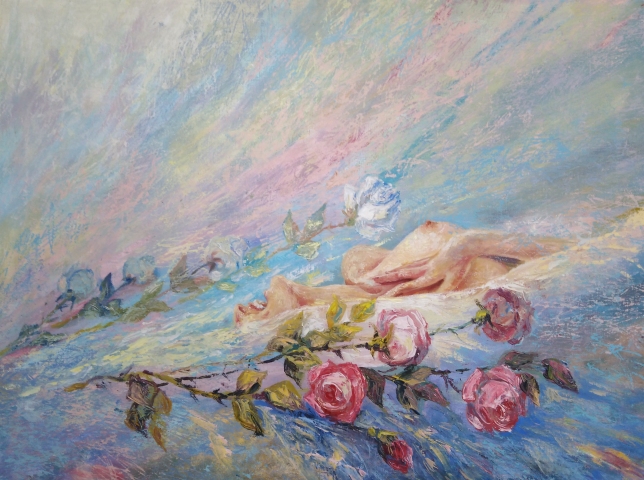Painting for sale online - Pink morning