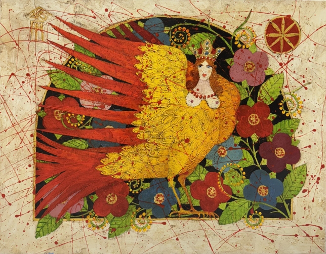 Painting for sale online - Bloom of Flame