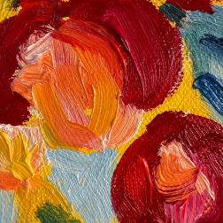 Painting for sale online - Девушка с грустными глазами( мечтательница)