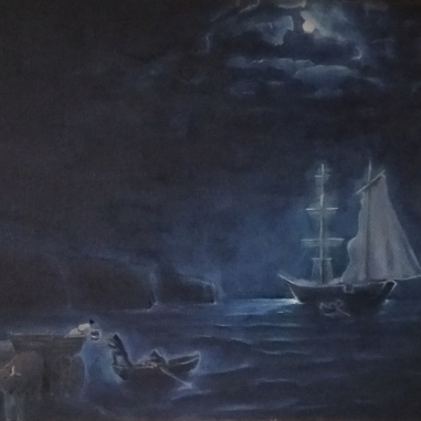Painting for sale online - Smugglers
