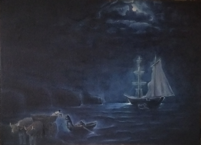 Painting for sale online - Smugglers