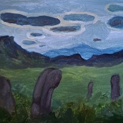 Painting for sale online - in the steppe