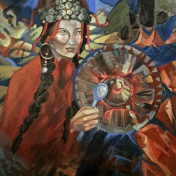 Painting for sale online - Khakass shaman