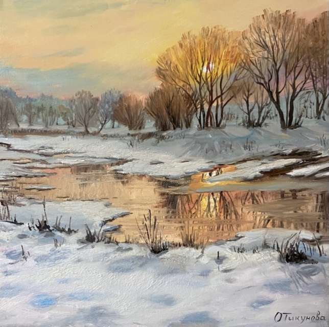 Painting for sale online - Warm winter