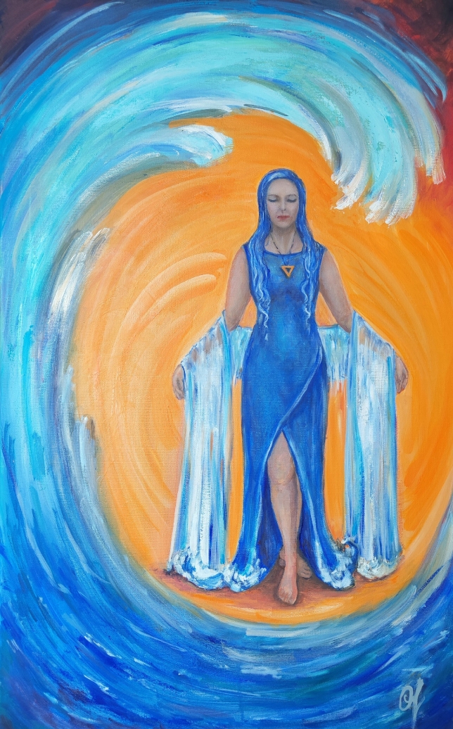 Painting for sale online - Mistress of Water