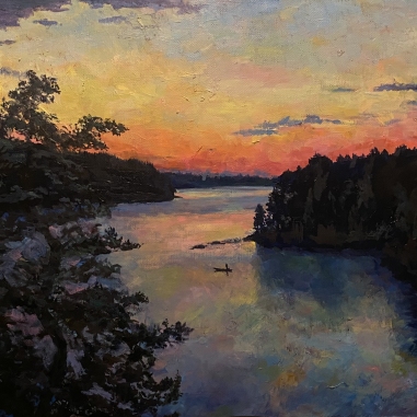 Painting for sale online - White Night Finland