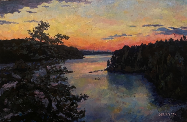 Painting for sale online - Белая ночь Финляндия 