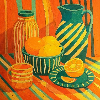 Painting for sale online - Orange mood