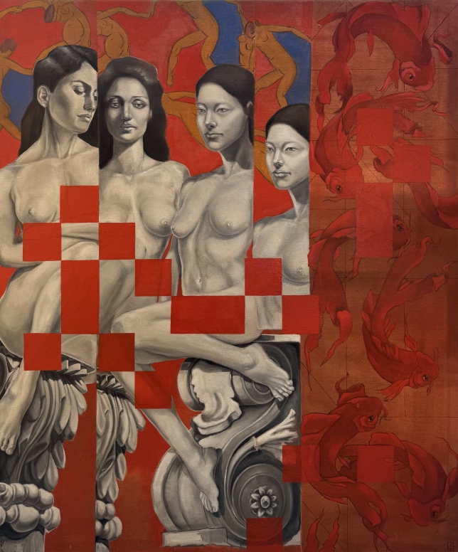 Painting for sale online - Hiding emotions