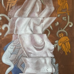 Painting for sale online - «Танец» под «Музыку» Матисса