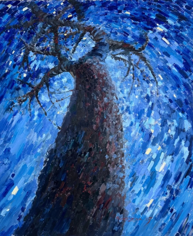 Painting for sale online - The Night Sky of Madagascar
