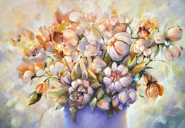 Painting for sale online - Floral Fairytale