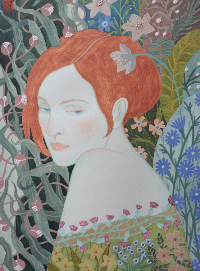 Painting for sale online - In the herbs