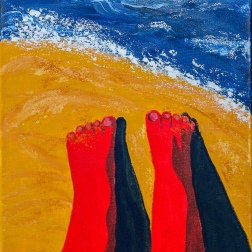 Painting for sale online - Tanned legs