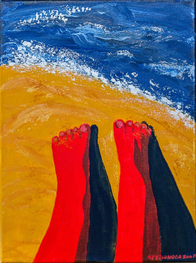 Painting for sale online - Tanned legs