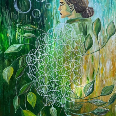 Painting for sale online - NATURE WOMAN
