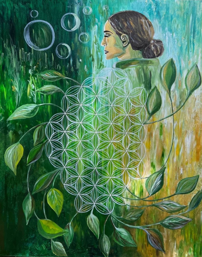 Painting for sale online - NATURE WOMAN