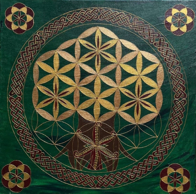 Painting for sale online - INTEGRITY, CONNECTION WITH THE SOURCE, TREE OF LIFE