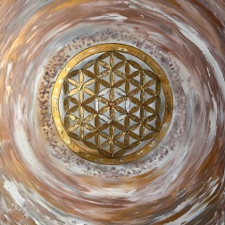 Painting for sale online - Flower of Life Sacred Geometry