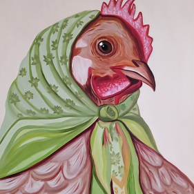 Painting for sale online - Ryaba the Hen