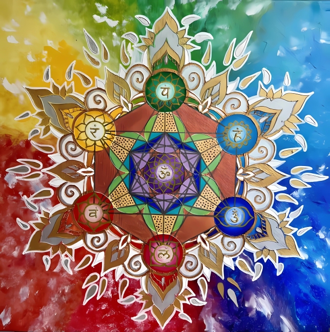 Painting for sale online - Куб Метатрона, предназначение