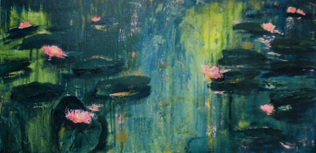 Painting for sale online - Шёпот водяных лилий