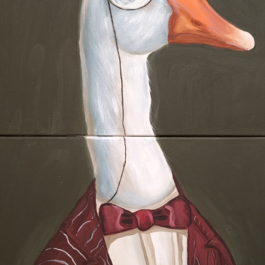 Painting for sale online - Aristocrat on the lake