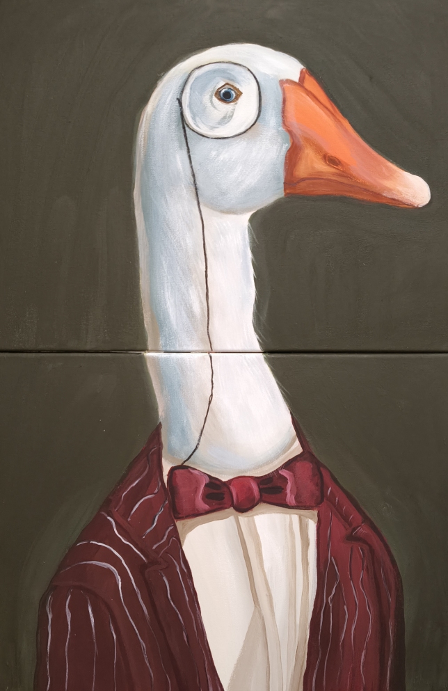 Painting for sale online - Aristocrat on the lake