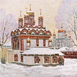 Painting for sale online - In the snow-white silence