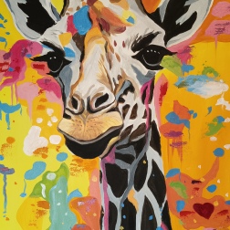 Painting for sale online - Giraffe