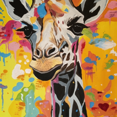 Painting for sale online - Giraffe
