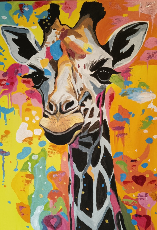 Painting for sale online - Giraffe
