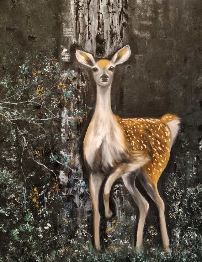 Painting for sale online - Fawn
