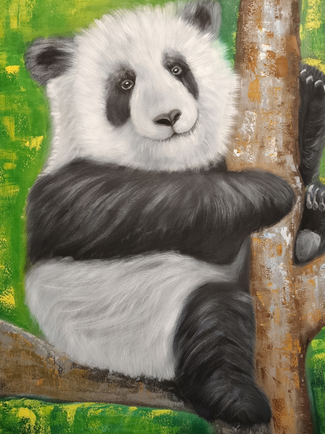 Painting for sale online - Panda